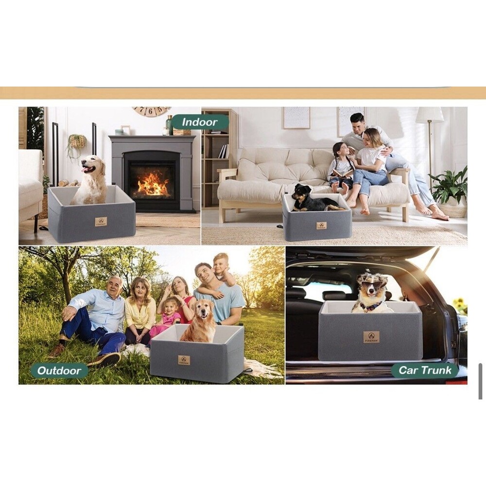 PAWBOSE Dog Car Seat for Large Dogs, Dog Booster Seat Under 55Lb, Washable NEW - Picture 9 of 16